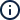 Information icon, a navy letter i inside a circle