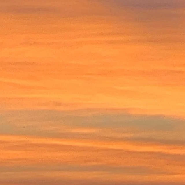 Stone Castle Hotel on Instagram: sky glowing vivid orange with streaks of cloud at sunset